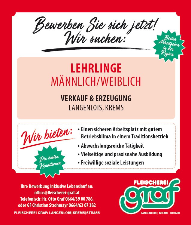 Lehrling für Verkauf (m/w)